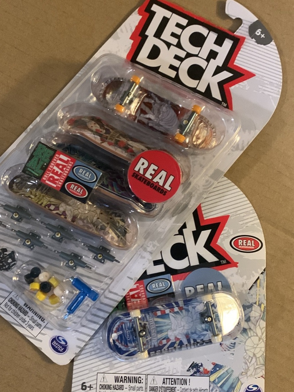 Tech Deck Mini Skateboard Set - Real Skateboards Cathedral Graphics! (Rare!)